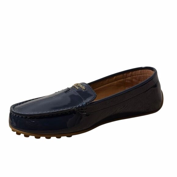 Kate Spade Boat Party - Patent Leather Blazer Blue Shake Loafer - Women’s Sz 5B - Picture 7 of 7